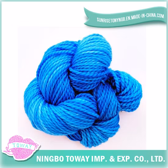 Hilado redondo de la cachemira del cuello el 100% que hace punto a mano del suéter de las mujeres multi de las lanas