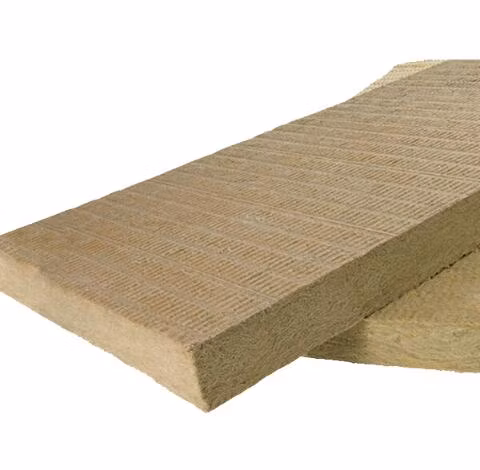 Tablero de lana de roca de 120 mm para absorción acústica